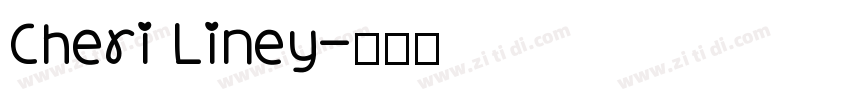 Cheri Liney字体转换